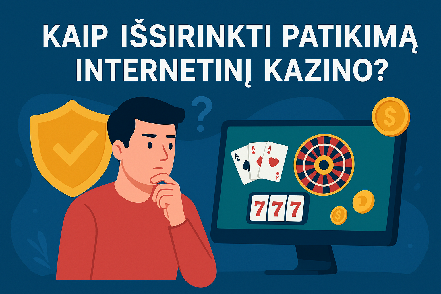 Kaip išsirinkti patikimą internetinį kazino