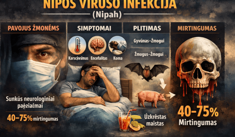 kas yra nipos viruso infekcija nipah pavojus is indijos