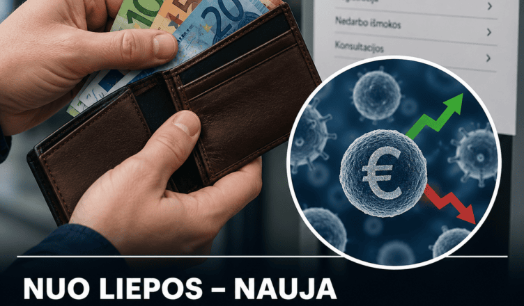 nuo liepos nauja nedarbo ismoku tvarka kodel vieniems ismoka dides o kitiems gali sumazeti