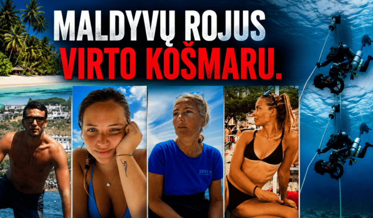 maldyvu rojus virto kosmaru zuvo penki patyre italu narai vos kelioms minutems likus iki iskilimo i pavirsiu