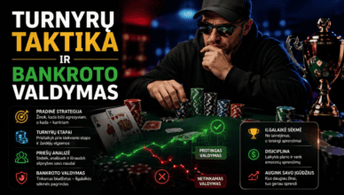 turnyru taktika ir bankroto valdymas