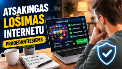 atsakingo losimo internetu gaires pradedantiesiems