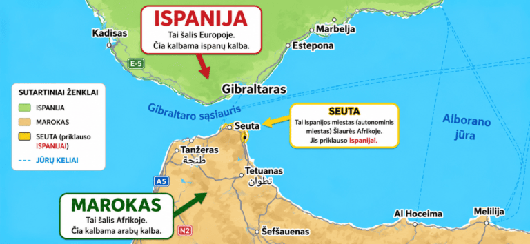 Ar Seuta (Ceuta) yra Ispanija ar Morokas? 5 Ar Seuta (Ceuta) yra Ispanija ar Morokas?