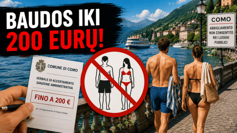 Komo ežero baudos iki 200 eurų: už pasivaikščiojimą su maudymosi kostiumėliu ar be marškinėlių 3 Komo ežero baudos iki 200 eurų: už pasivaikščiojimą su maudymosi kostiumėliu ar be marškinėlių