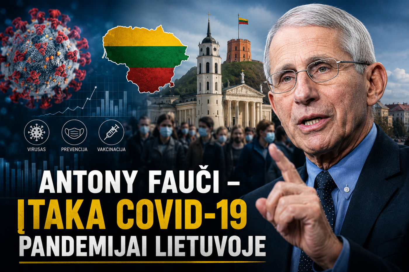 antony fauci itaka covid 19 pandemijai lietuvoje