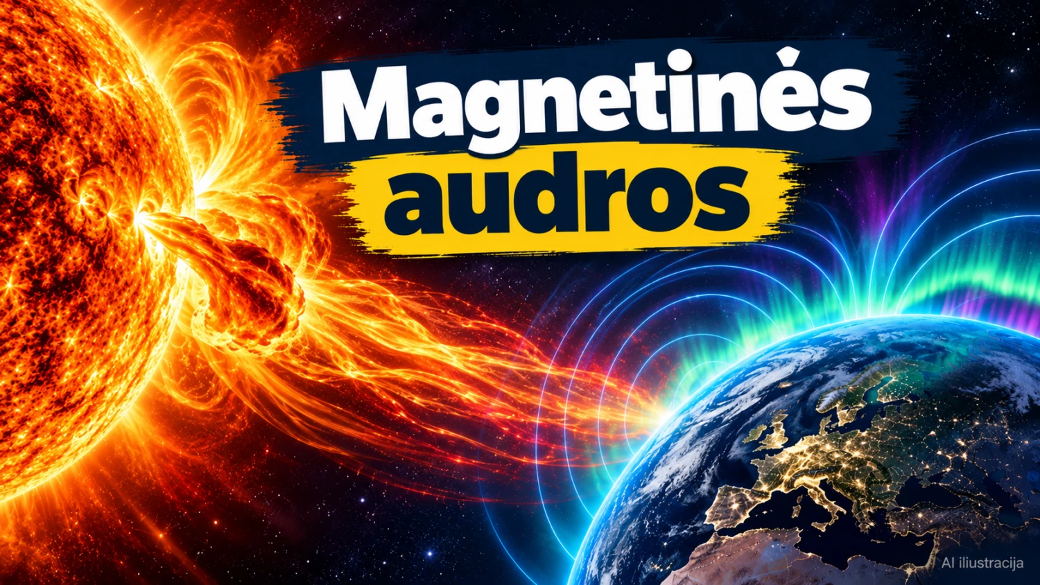Magnetinės audros - Kas tai? Kaip ir kodėl atsiranda